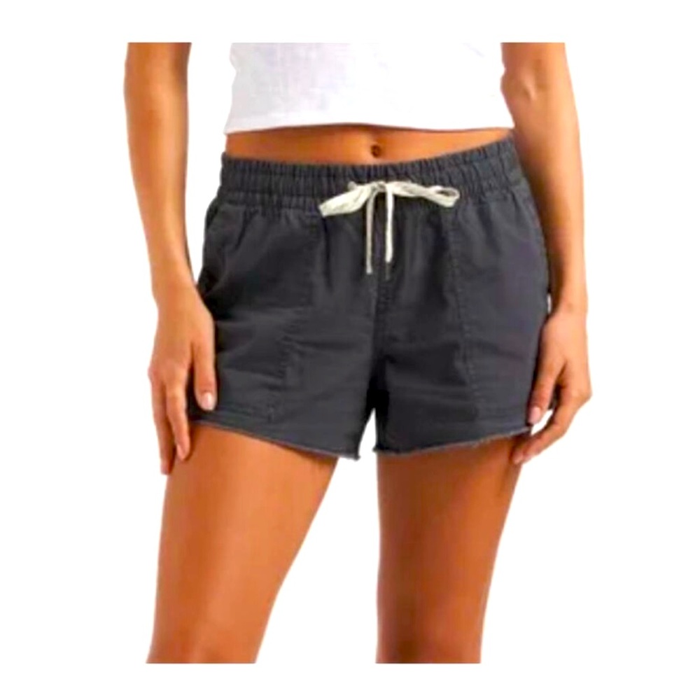 Vuori Vintage Ripstop Cutoff Shorts Charcoal Gray Large